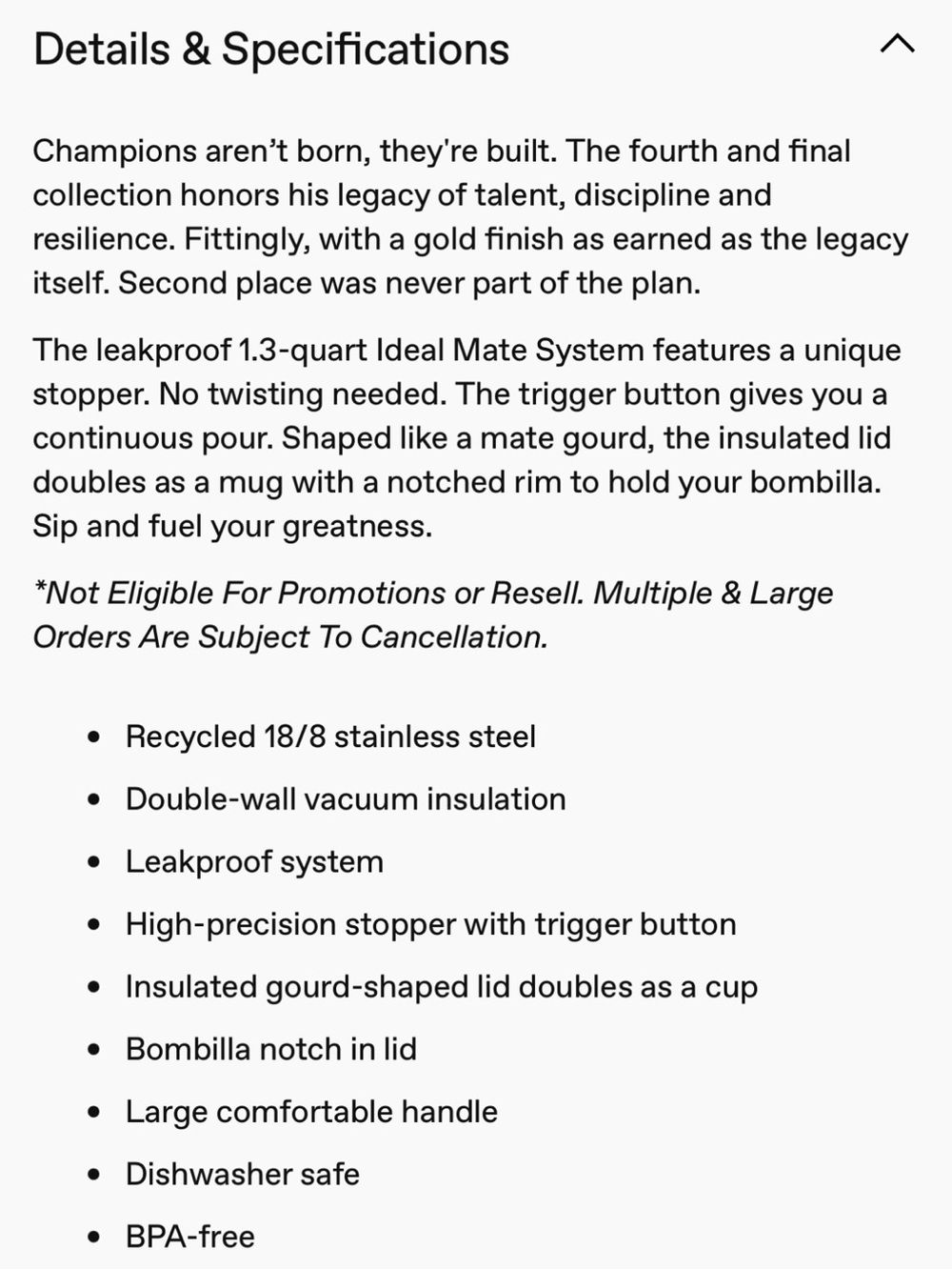 🏆MESSI LEGACY Stanley Gold Insulated Bottle and Matching Mate Cup SET - Picture 12 of 16